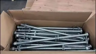M14*400mm bolt, hot dipped galvanized steel