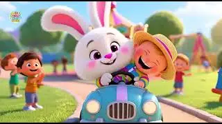 Zoom Zoom Bunny Car 🐰🚗 | Fun Vehicle Song for Kids | Cars and Animals Learning Video