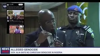 Benue state governor Hyacinth Alia speech on the current Christian genocide in Nigeria and said ...