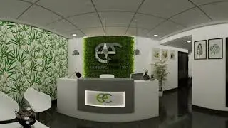 Rendu 360&deg; d'un bureau informatique 2