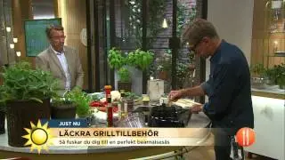 Grilltillbeh&ouml;r &ndash; en perfekt bearnes&aring;s - Nyhetsmorgon (TV4)