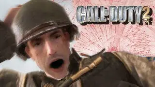 Call of Duty 2 Gameplay PC - D-Day Normandy Invasion