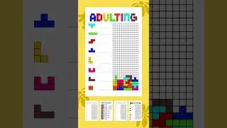 Adulting Tracker - Printable Monthly Journal Page - Fun Habit and Task Tracker - Planner Page
