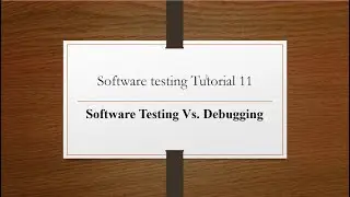 Software Testing Vs Debugging