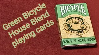 Daily deck review day 25 - Green Bicycle House Blend playing cards
