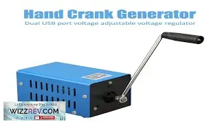20W Portable Hand cranked Generator for Outdoor Survival Tourism Emergency Power Bank
