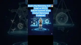 Modi&rsquo;s Big Balancing Act! Quad vs BRICS | ASEAN Summit 2025 | Global Diplomacy Explained#Geopolitics