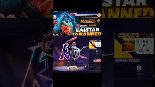 RaiStar ka I'd ho gaya banned 🥺🥺 | YouTube short video | #gaming​ #raistar​ #trending​ #freefire​