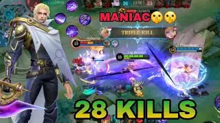 28 Kill🤫🤫! Nolan King Of Assassin Best Meta Build Enemies Got Shock / Mobile Legends.