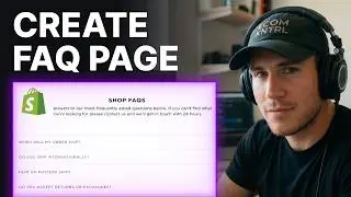 How To Make a Full FAQ Page on Shopify (2026) | Online Store Pages