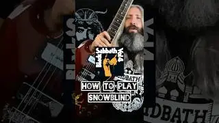 How to Play Black Sabbath &lsquo;Snowblind&rsquo; 🦇❄️#blacksabbath #tonyiommi #gibsonsg #doesitdoom