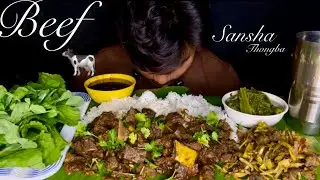 Beef curry//sansha thongba//san ayaiba//hanggam//manipuri style sansha thongba//mix taura thongba