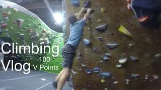 Climbing for 100 V Points| Hangar 18 Mission Viejo | ClimbingVlog