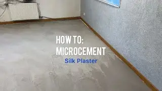 How to: microcement floor with Silk Plaster