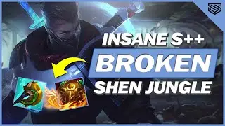 SHEN JUNGLE IS STILL BROKEN 🔥 FLAWLESS UNKILLABLE GAMEPLAY - Wild Rift Patch 4.1