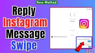 How to Reply on Instagram Message Swipe PC/Laptop [ Quick & Easy ]