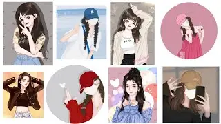 🦋cartoon dpz for girls💜cute cartoon dpz for girlz&hearts;️cute cartoon dpz for girls🌹 Khushi style 🌼
