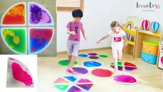 Pressure Sensitive Color Changing Liquid 4Pcs Circle