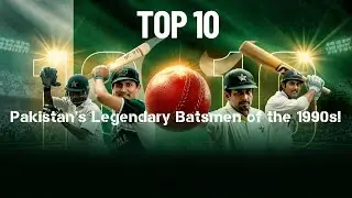 Top 10 Batsman of Pakistan cricket team in 1990s | Past2Present