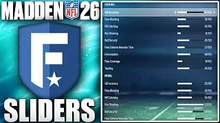 Лучшие слайдеры Madden для игрового процесса в серии Madden 26