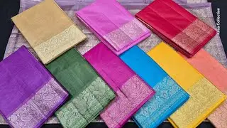 Pure Kosa Silk Saree from Chhattisgarh | Plain Thread Border Tussar silk saree 7000936813 | Part 21