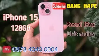 Mulus Terawat - Review iPhone 15 128gb Resmi iBox di Tahun 2026 Bang Hape COD Shopee Tokopedia