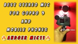 BEST MIC FOR GOPRO 9 | 🔥WIND MUFF CANNOT BE SEEN EVEN USING SUPERVIEW 🔥