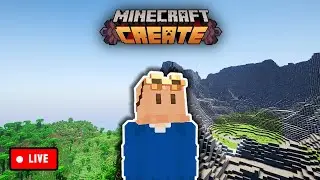 Making my Starter Base in Minecraft Create Mod!