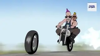 Kartun lucu balap RX king vs MotoGP ngakak  - Crazy racer