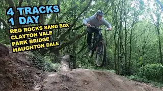 LOCAL MANCHESTER MTB TRAILS. 4 TRACKS IN 1 DAY.