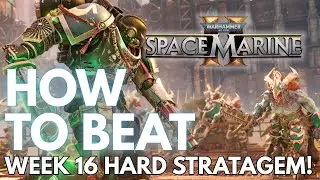 This Stratagem Is INSANE!! | How To Beat Week 16 HARD Stratagem! | BEST LOADOUT | Space Marine 2