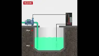 Liquid Level Transmitter System: Pump Activates When Water Reaches Set Upper Limit #level
