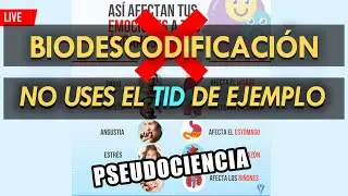 El TID NO es un ejemplo para #biodescodificación #bioneuroemocion | #Pseudociencia