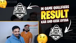 #mazzy talk in game qualifiers ka results kab & kese ayega 🧐🧐 #bmoc