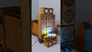 New Mini DJ Truck Setup Mini Dj truck trolley big dj light navratri special puja #djtruck #shorts