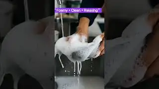 🫧This sound will calm your mind instantly 🎧 Don&rsquo;t blink just listen and relax Soapy Dishwashing ASMR