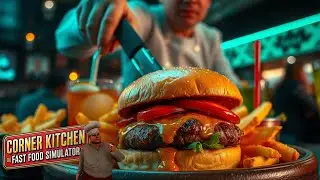 НОВАЯ ИГРА-НОВЫЕ БУРГЕРЫ! 🎮&nbsp;Corner Kitchen Fast Food Simulator #1