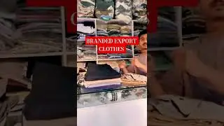 FAMOUS EXPORT CLOTHES #Shorts #ClothingExport #BudgetFashion #fyp  #ThriftStoreFinds #WholesaleDeals