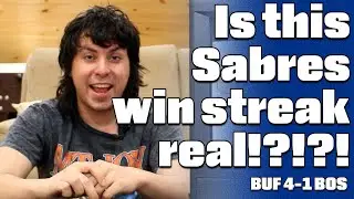 Buffalo Sabres win EIGHTH straight game, Mattias Samuelsson is a star | Sabres 4 Bruins 1