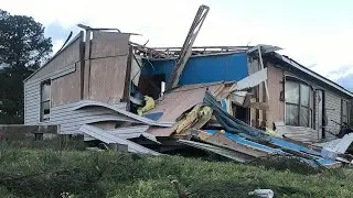 'It's devastating:' Storm damages Halifax County home, traps woman inside