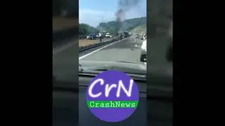 https://crashnews.org | Во Владивостоке самосвал без тормозов снес 50 метров дорожного ограждения