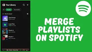 Как объединить два плейлиста в Spotify
