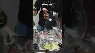Let&lsquo;s use Miles gelato machine to make beautiful and tasty flower gelato 🌹🍦 #icecreammaker