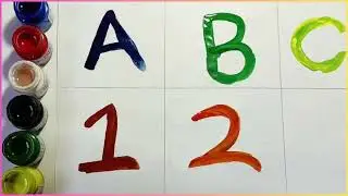 ABC song,  Alphabet,  A to Z,  ABCD, Kids rhymes, ABC Drawing, day18 part3