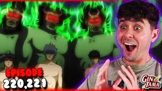 OGRE BATH WITH GIN 🤣| Gintama Episode 220 AND 221 Reaction!