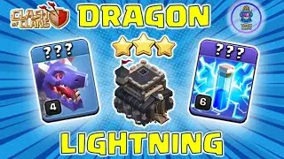 DRAGON + LIGHTNING SPELL | WAR COMBO TOWNHALL 9 | TH9 Attack Strategy | Clash of Clans | TemX Gaming