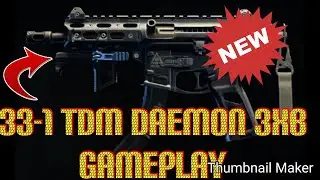 33 K/D DAEMON 3XB SMG |TDM Gameplay | Call of Duty: Black Ops 4