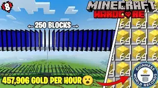 I Made BIGGEST GOLD FARM in Minecraft Pe #8