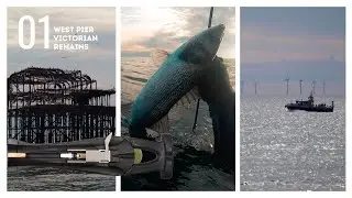 Spearfishing in Brighton ,UK under an old pier 2023