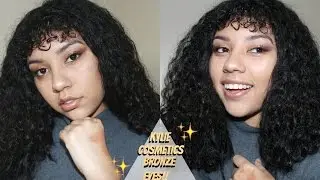 Kylie Cosmetics Glowy Golden Bronze Makeup